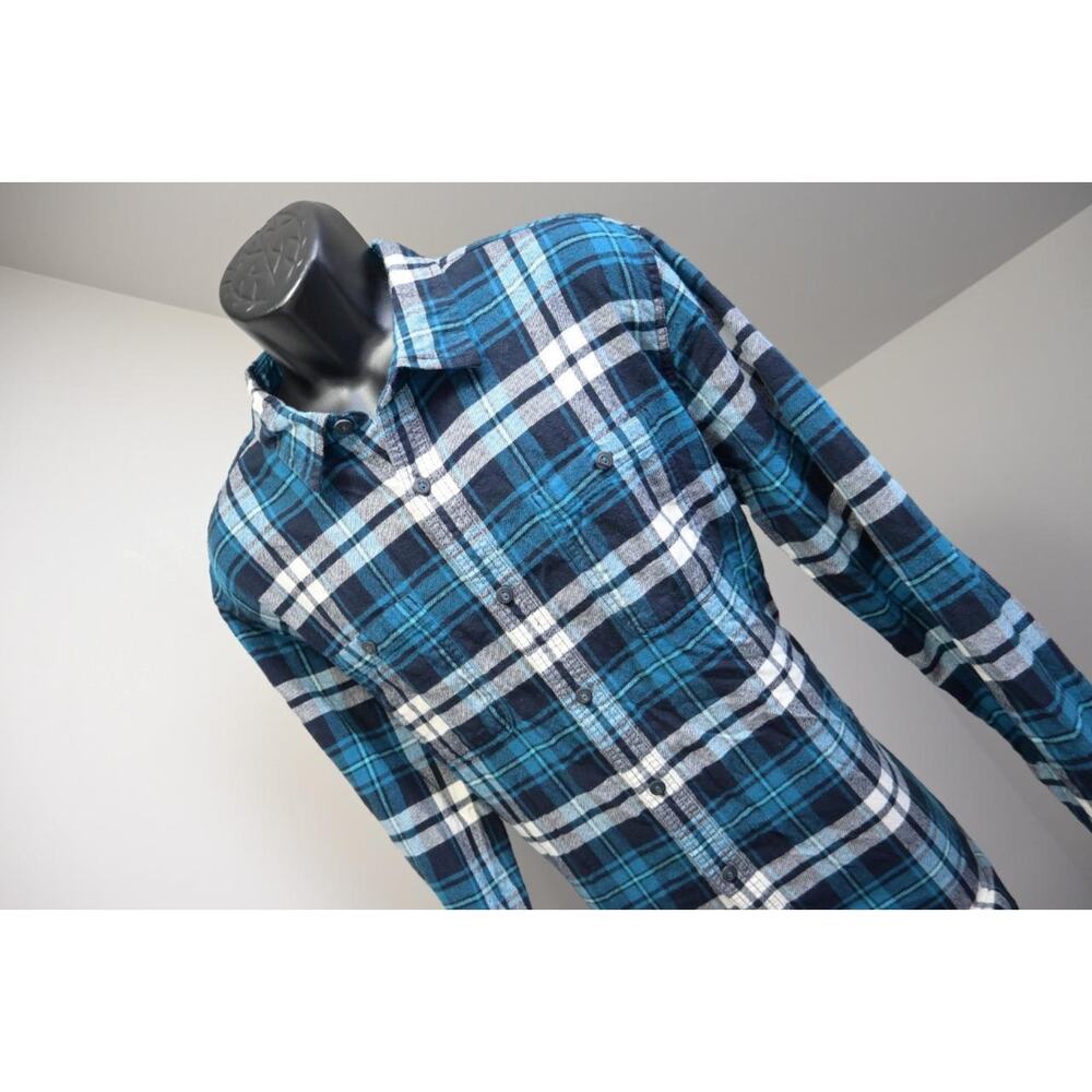 American Eagle Flannel Prep Fit Shirt Long Sleeve Rugged Plaid Mens Size 2XL